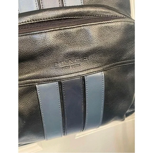 Black coach backpack unisex